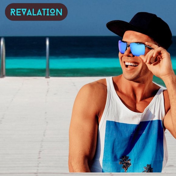 REVALATION Sunglasses FLEXIBLE ARMS EXTREME LIGHTWEIGHT UNISEX WOOD Box & Cloth main image 7